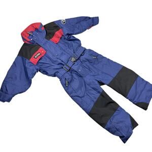 Vintage Columbia Blue Tectonite Snowsuit